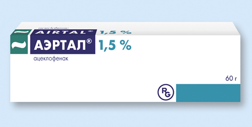 Аэртал 1.5% 60г №1 тосон түрхэц