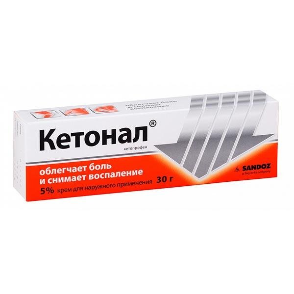 Кетонал 5% 30г №1 крем