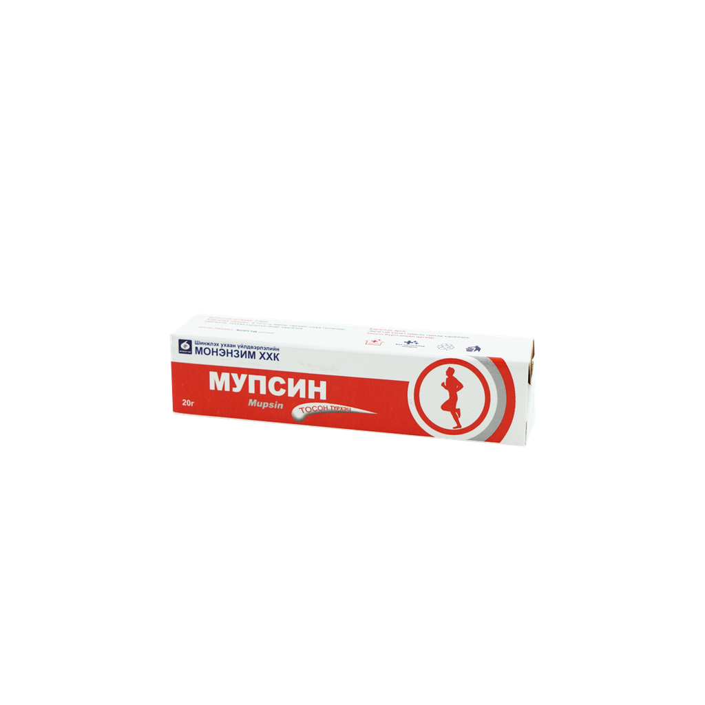 Мупсин 20гр №1 тосон түрхлэг /Монэнзим/