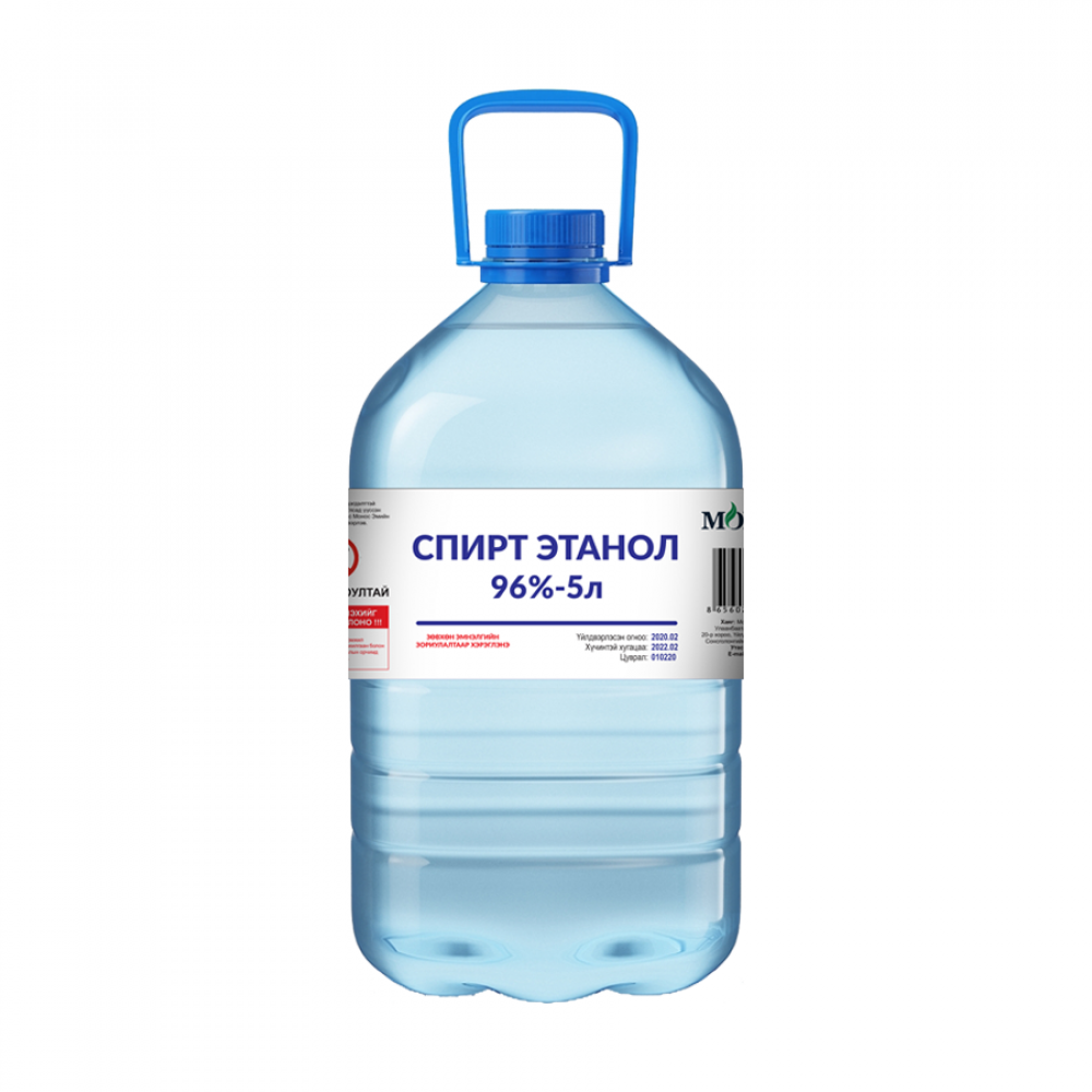 Спирт 96% /5литр/