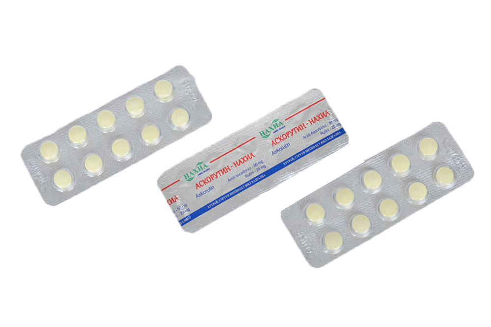 Аскорутин 300мг №10 шахмал/Нахиа/