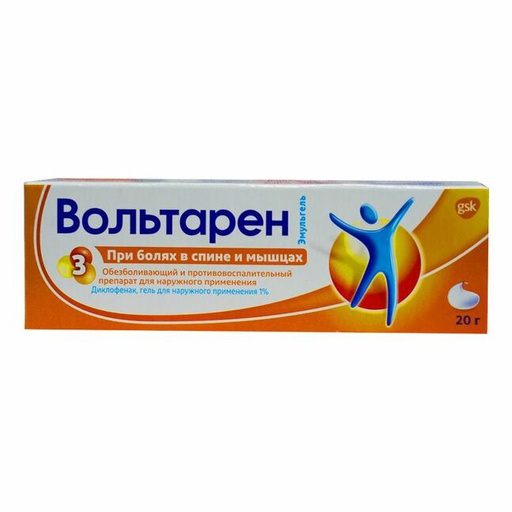 [11241] Вольтарен 1% 20гр №1 гель - Novartis Pharma Produktions GmbH